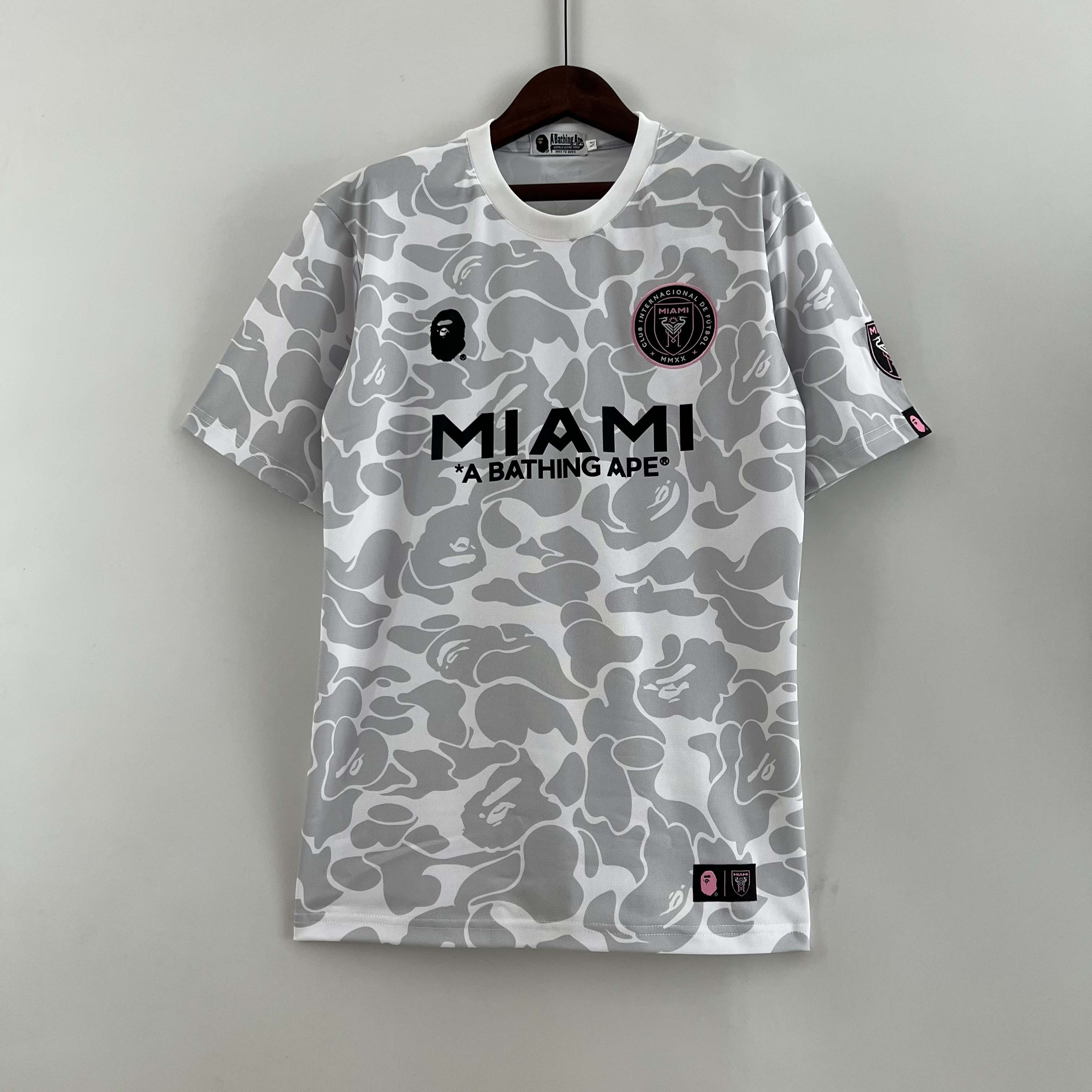 2023/2024 Inter Miami Sonderedition Grau Fußballtrikot AAA fan-gradät