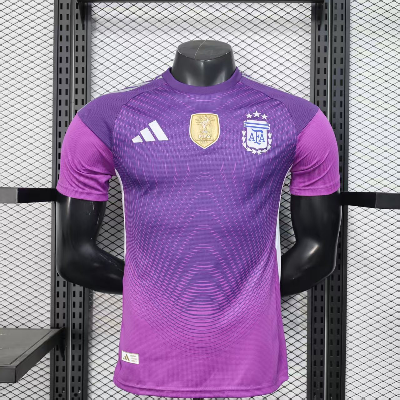 2025/2026 Player Version Argentina Goalkeeper Purple Football Jersey AAA fan-grade