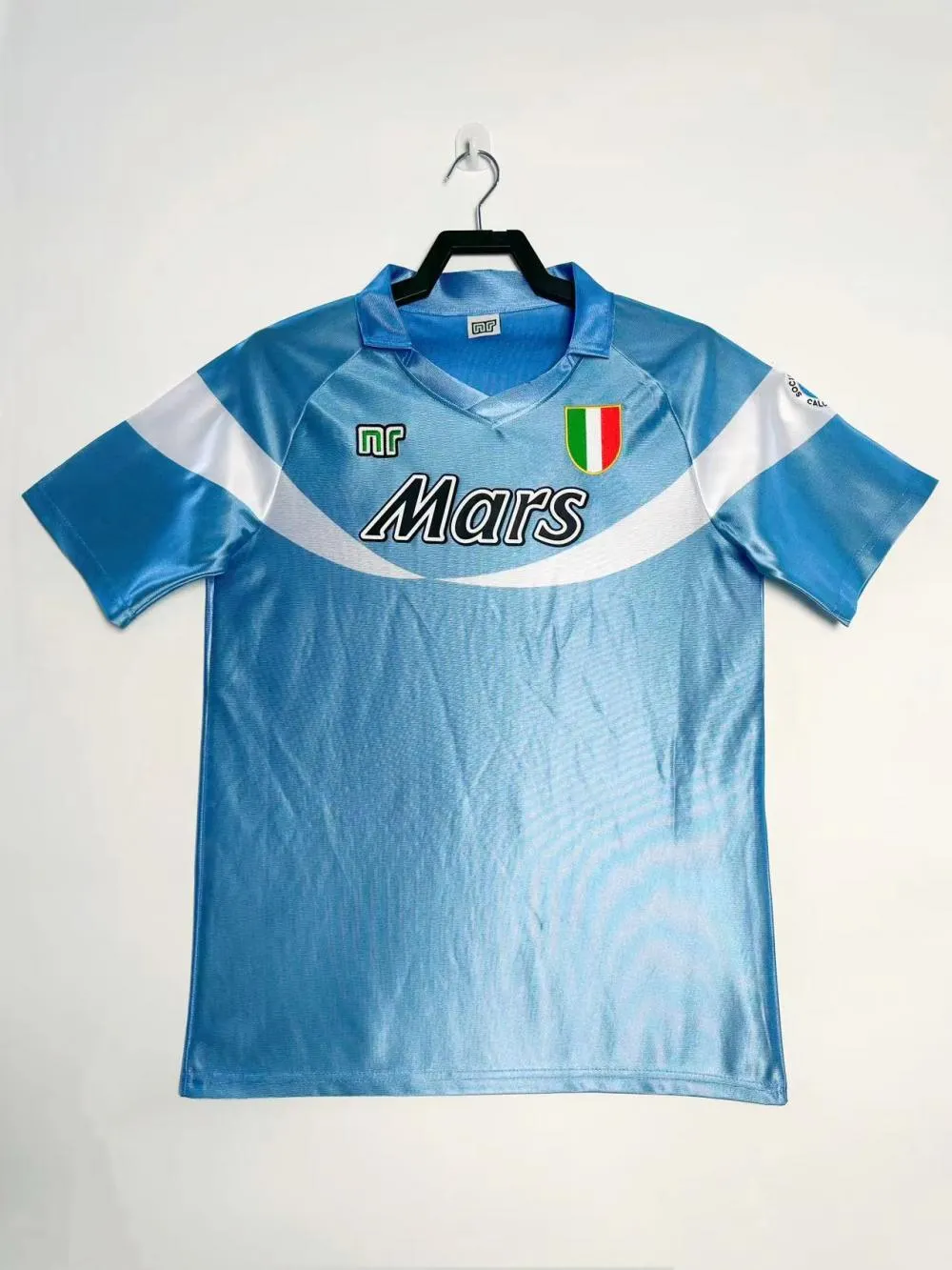 Maillot de football domicile rétro 1990/1991 Napoli 1:1 Qualité Thaïlande