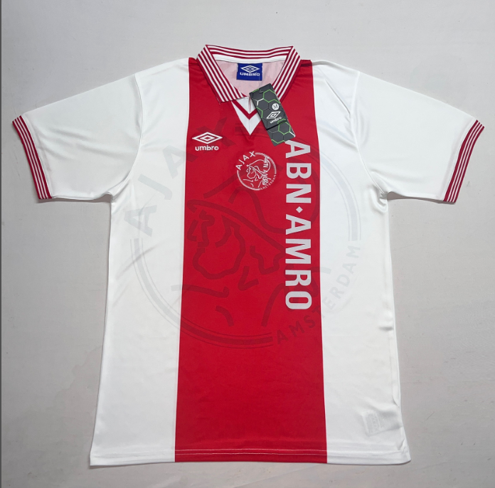 1995-1996 Retro Ajax Heimtrikot 1:1 Thai-Qualität