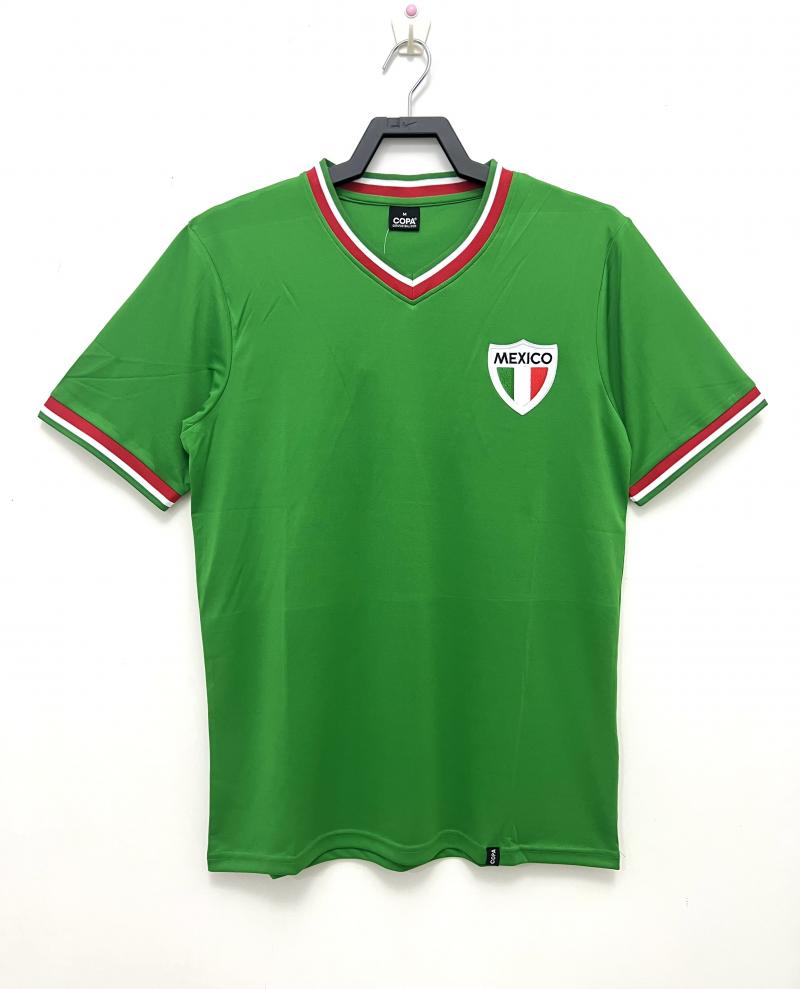 1970 Retro Mexico Home Soccer Jersey AAA fan-grade