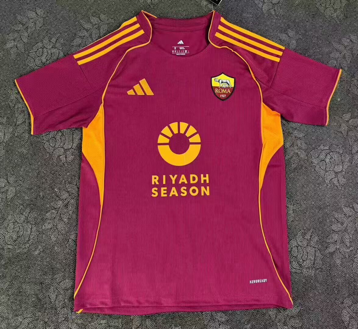 2025/2026 Roma Home 01 Football Jersey AAA fan-grade