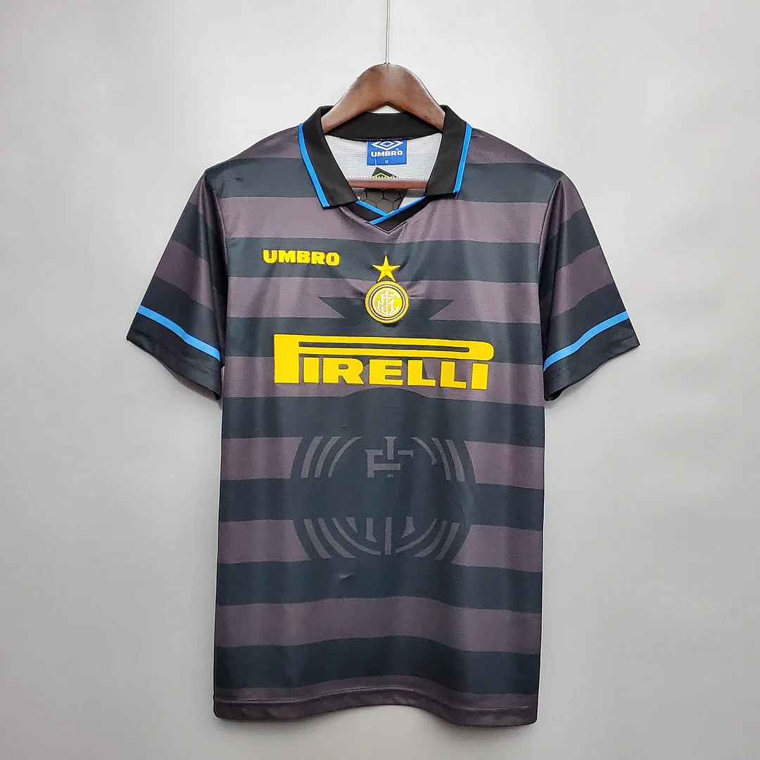 1997/1998 Retro Internazionale Milan Away Football Jersey AAA fan-grade