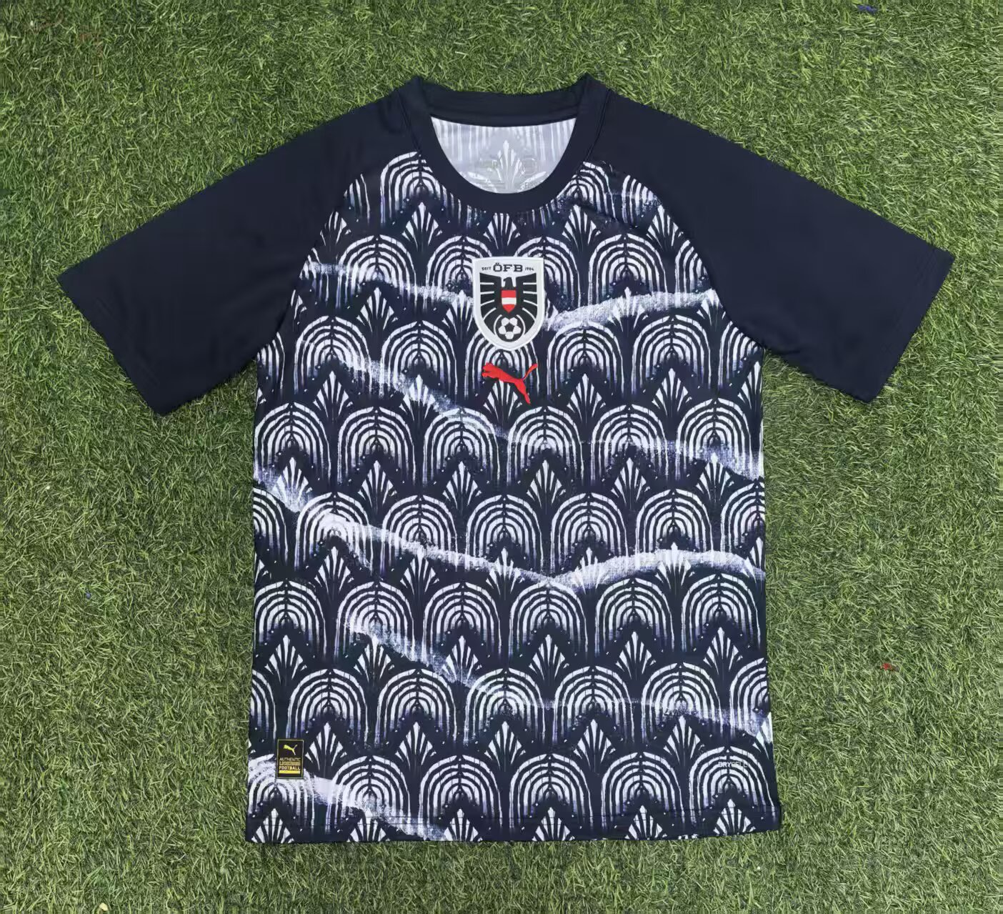 2025 Austria National Team Training Suit Black Football Shirt AAA fan-grade