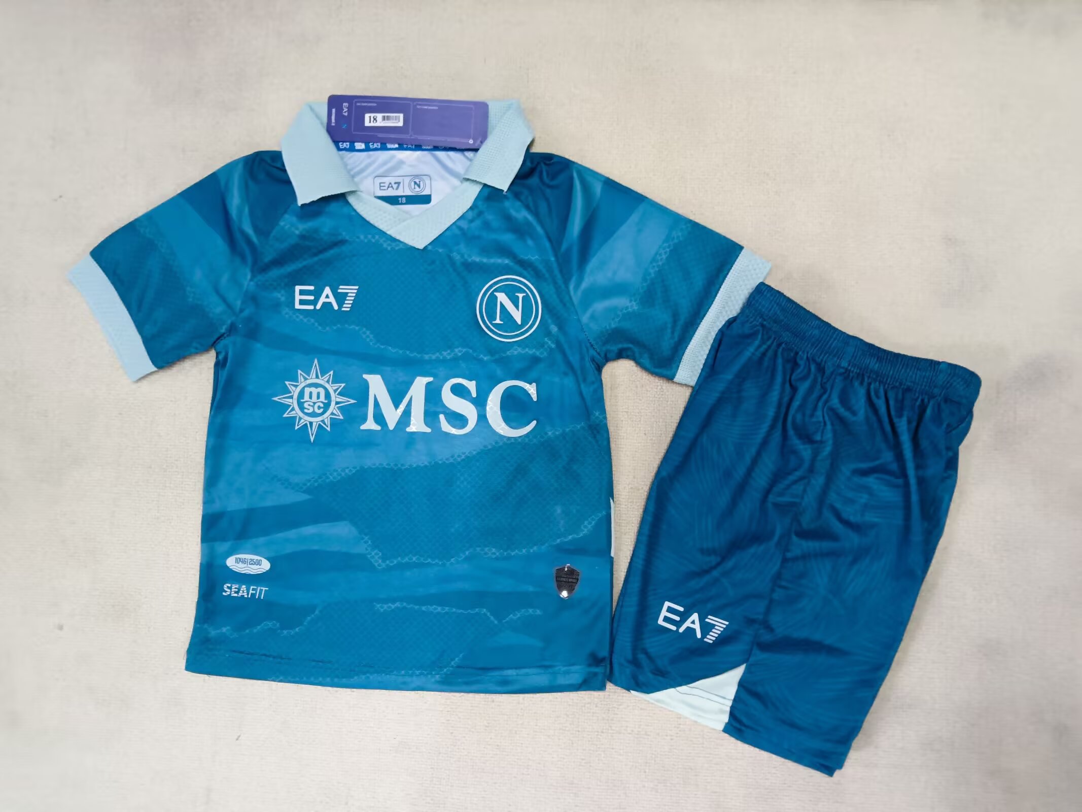 2025/2026 Napoli Fourth Away Football Jersey AAA fan-grade Kids Size