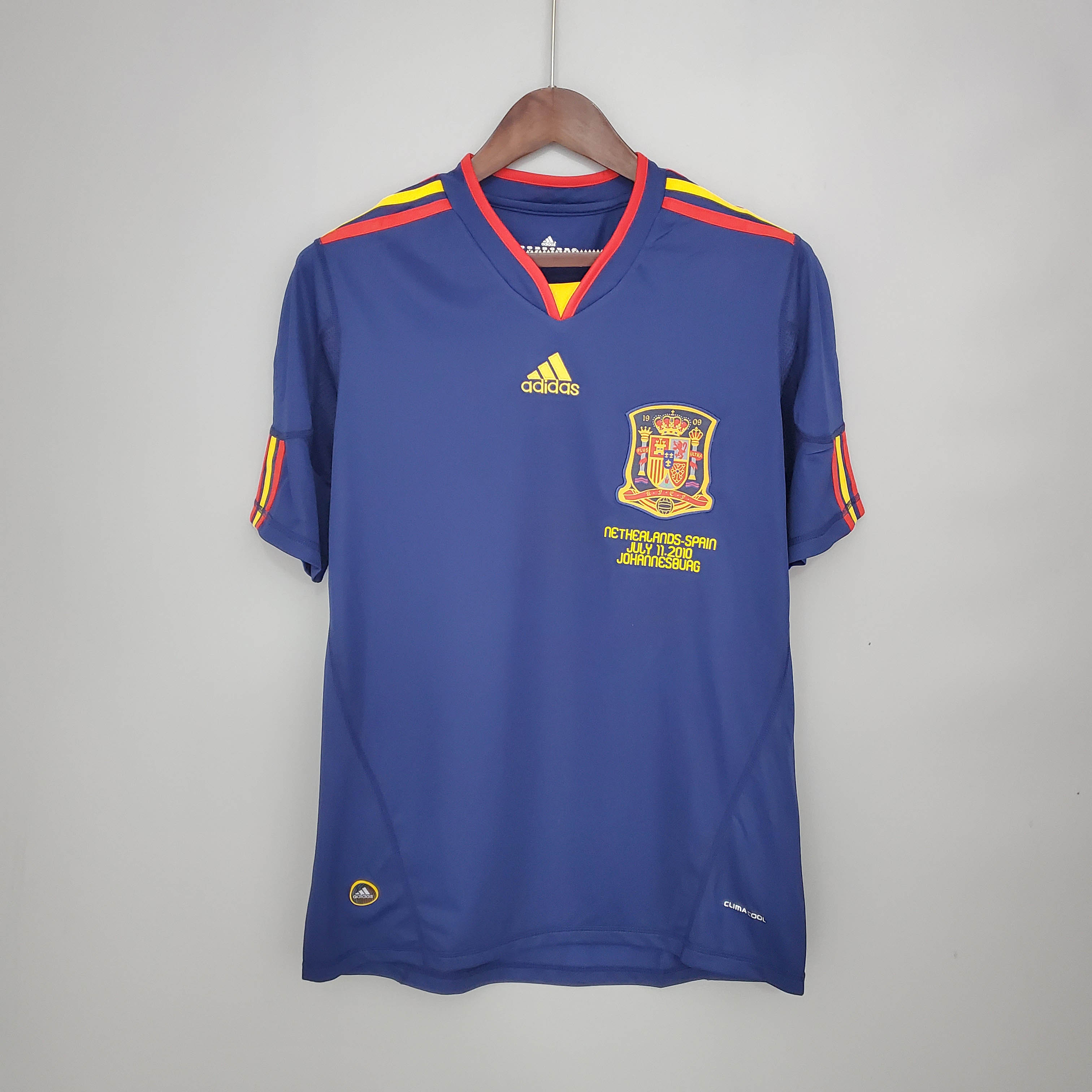 2010 Retro Spanien Auswärts Fußballtrikot