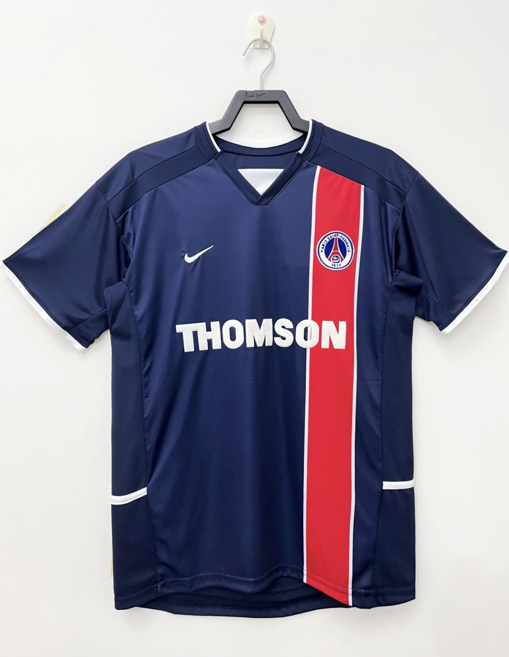 2002/2003 Retro Psg Paris Saint-Germain Camiseta de Fútbol Local Calidad Tailandesa