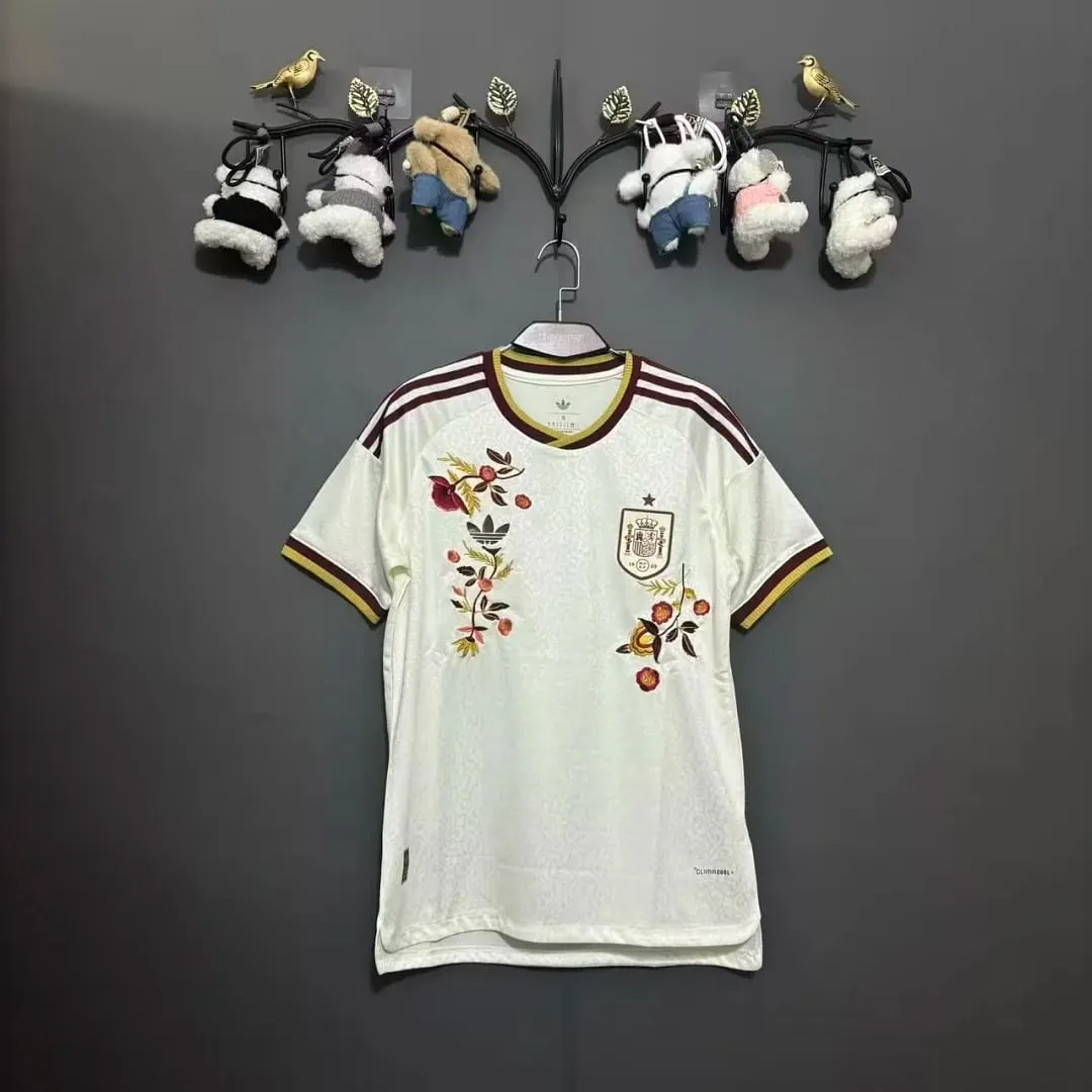 2026/2027 Spain Away Embroidered Version Football Shirt 1:1 Thai Quality