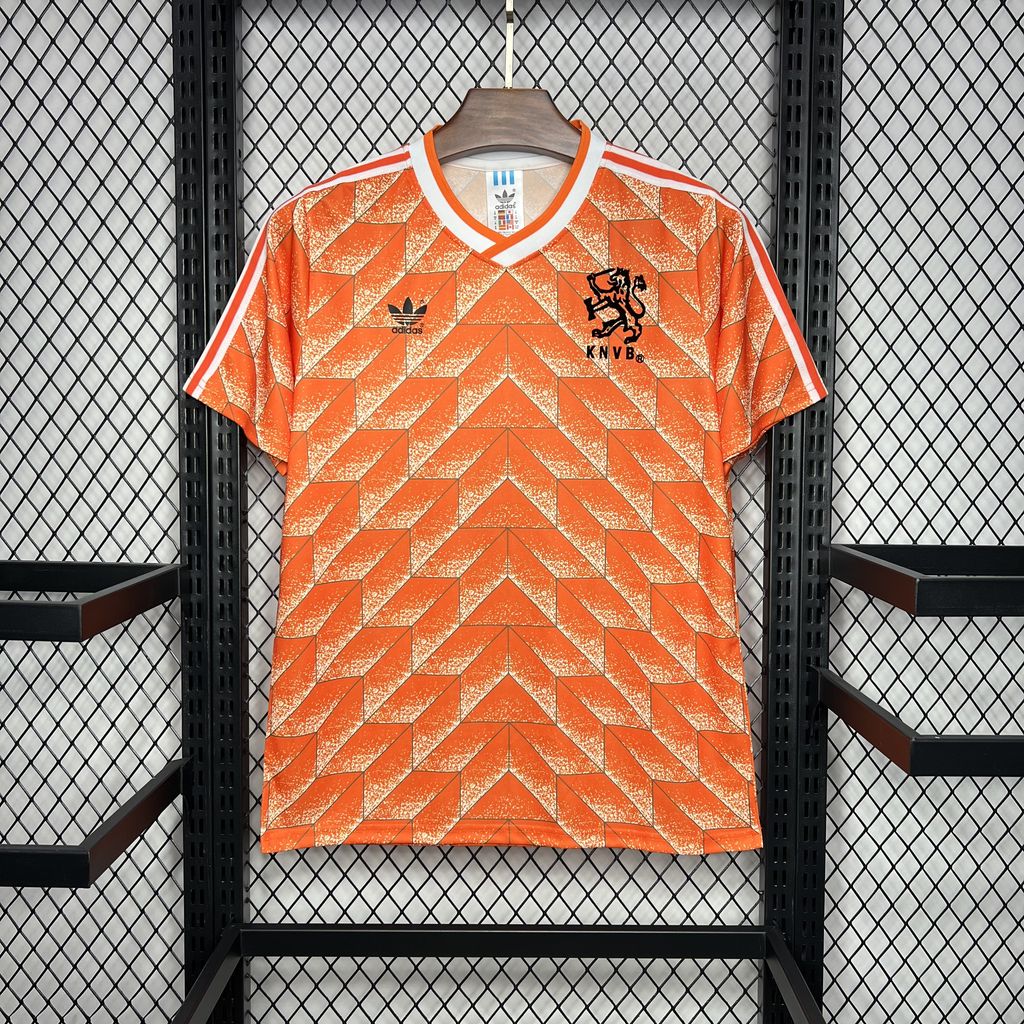 Camiseta de Fútbol Retro Países Bajos Local 1988 1:1 Calidad Tailandesa
