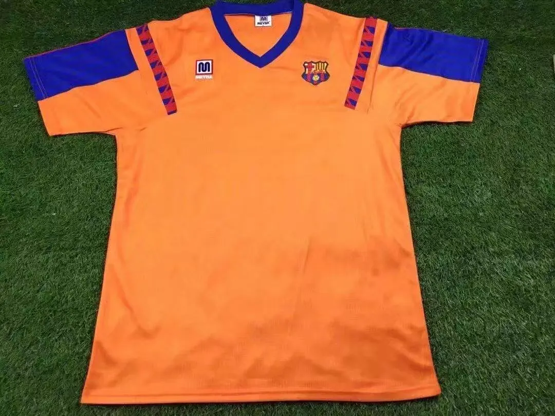 1991/1992 Retro Barcelona Auswärts Fußballtrikot Thai-Qualität