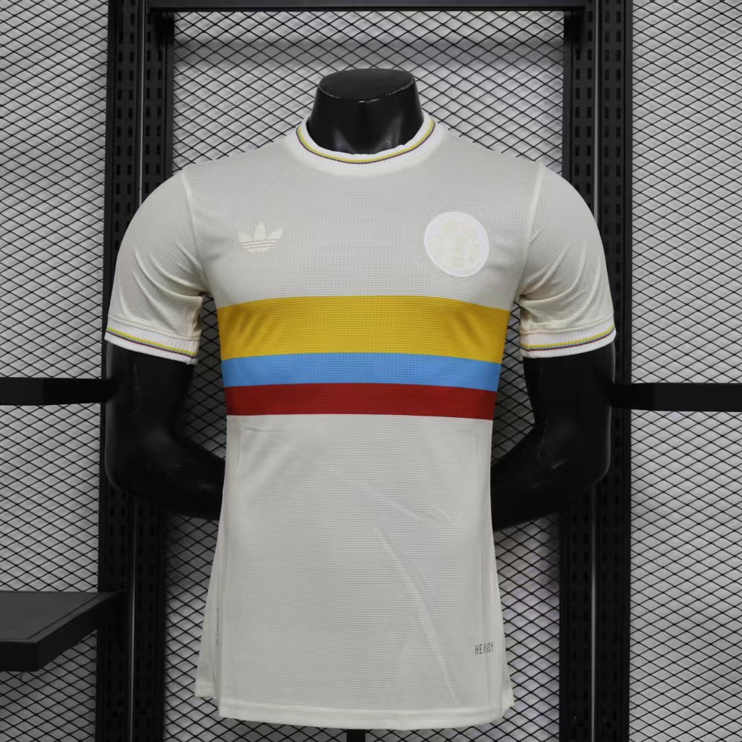 2024-2025 Player Version Colombia 100th Anniversary Jersey AAA fan-grade