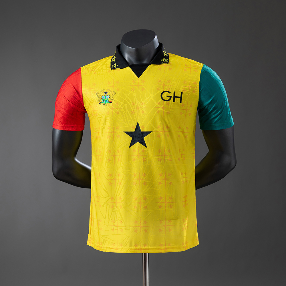 2025 Player Version Ghana National Commemorative Edition Yellow Football Shirt AAA fan-grade