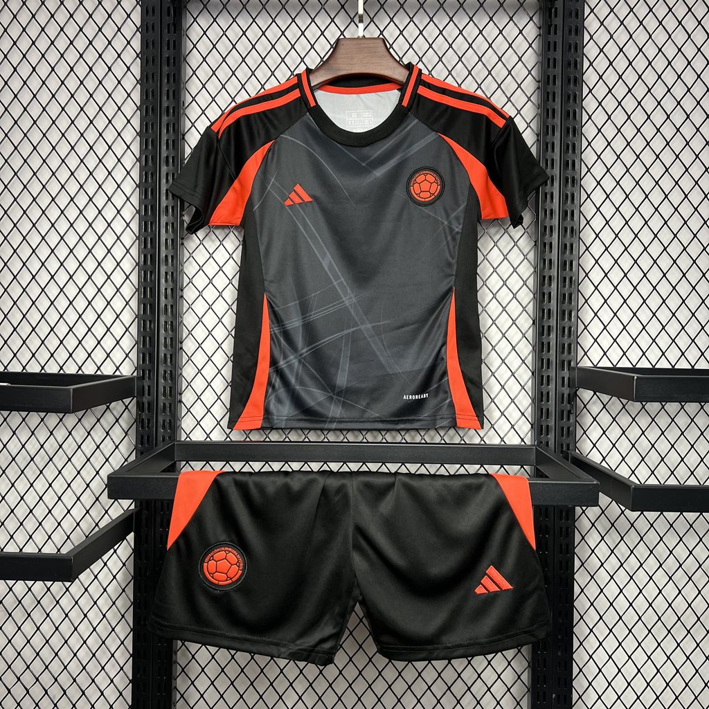 Camiseta de Fútbol Selección Colombia Visitante 2024-2025 Calidad Tailandesa Talla Infantil
