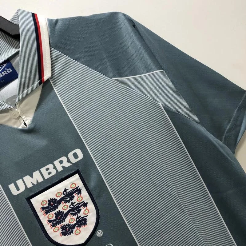 1996 Retro England Away Soccer Jersey — view 4