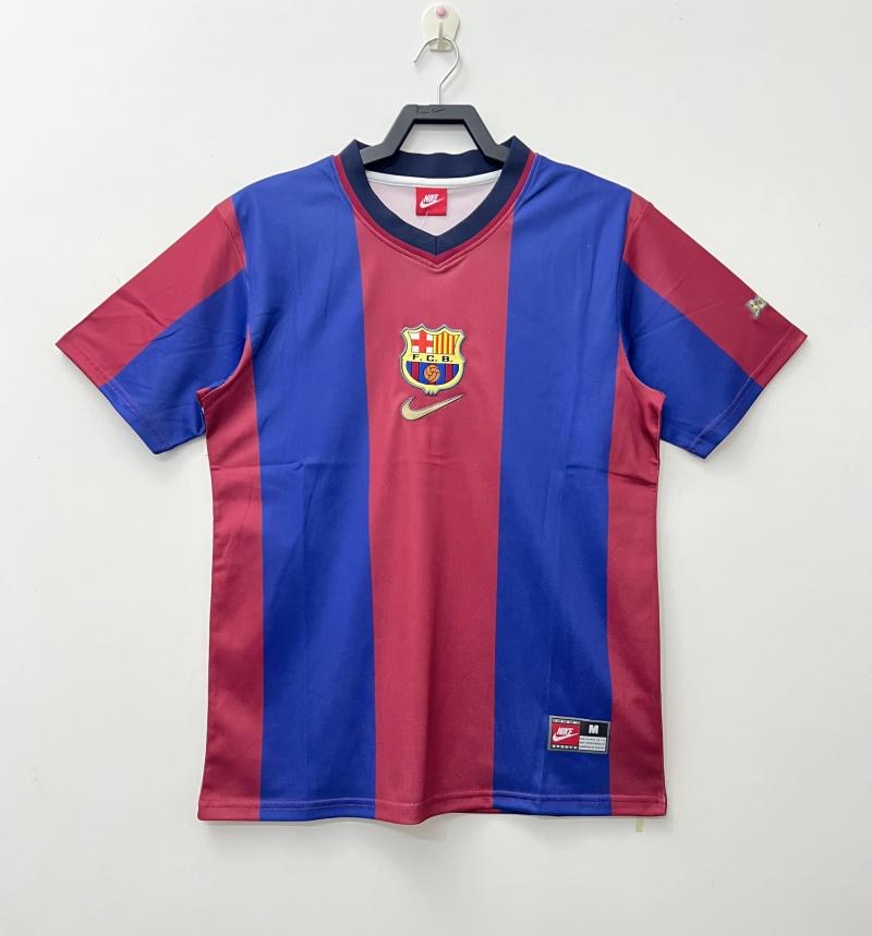 1998/1999 Retro Barcelona Heim Fußballtrikot Thai-Qualität