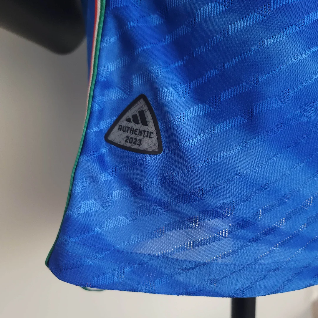 2023 Player Version Italy Home Soccer Shirt — view 6
