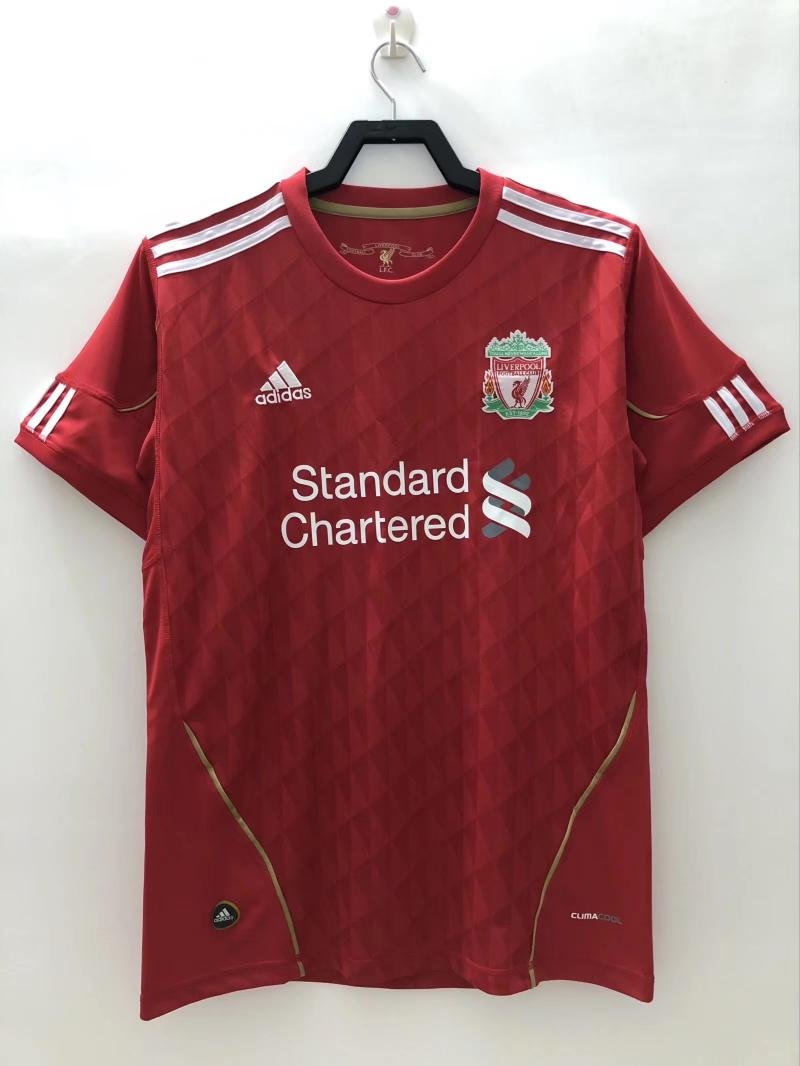 2010/2011 Retro Liverpool Camiseta de Local Calidad Tailandesa