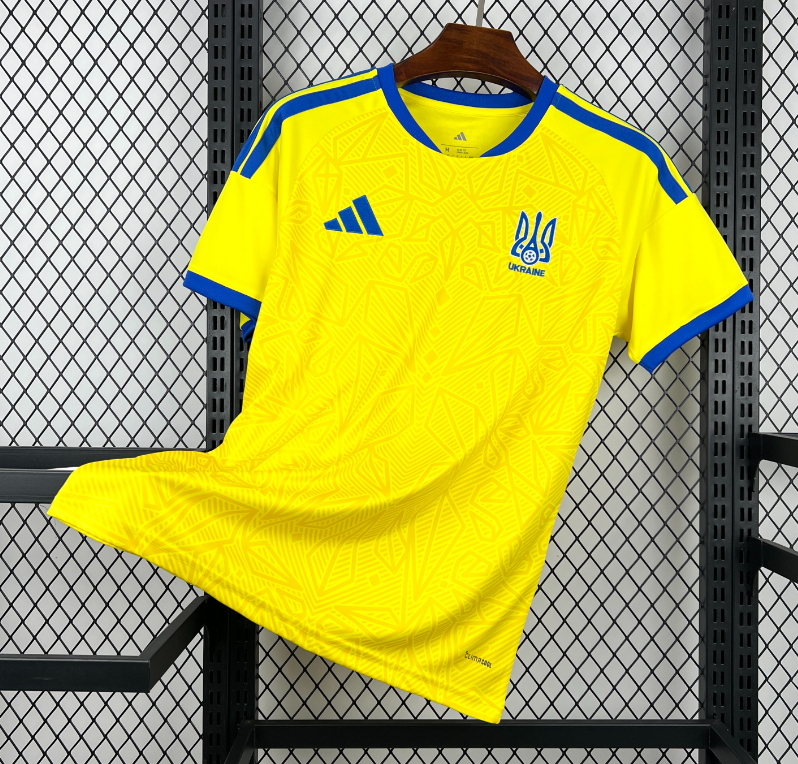 Camisa Casa da Seleção Ucraniana 2026 1:1 Qualidade Tailandesa