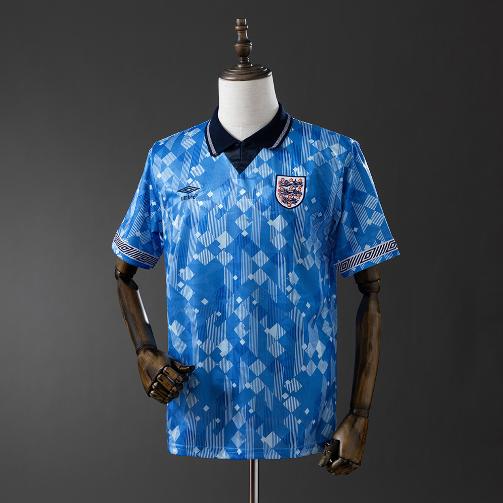 1990 Retro England Second Away Jersey AAA fan-grade