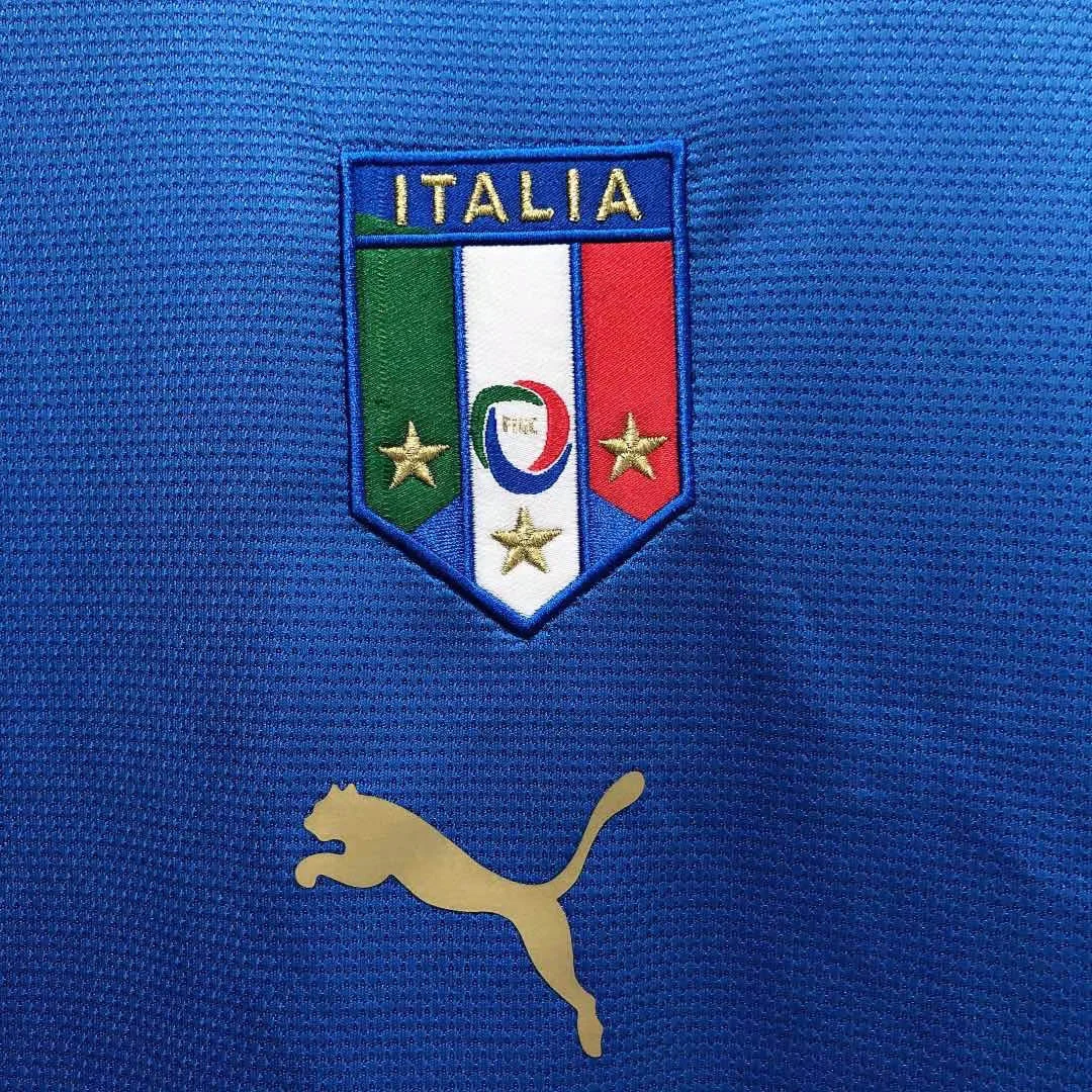 2006 レトロ イタリア ホーム サッカーシャツ — view 4