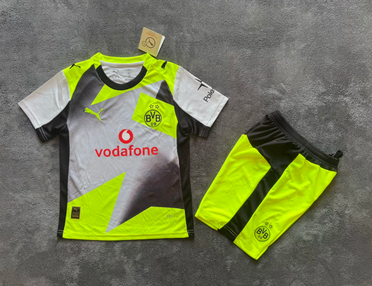 2025/2026 Dortmund Away Football Jersey AAA fan-grade Kids Size