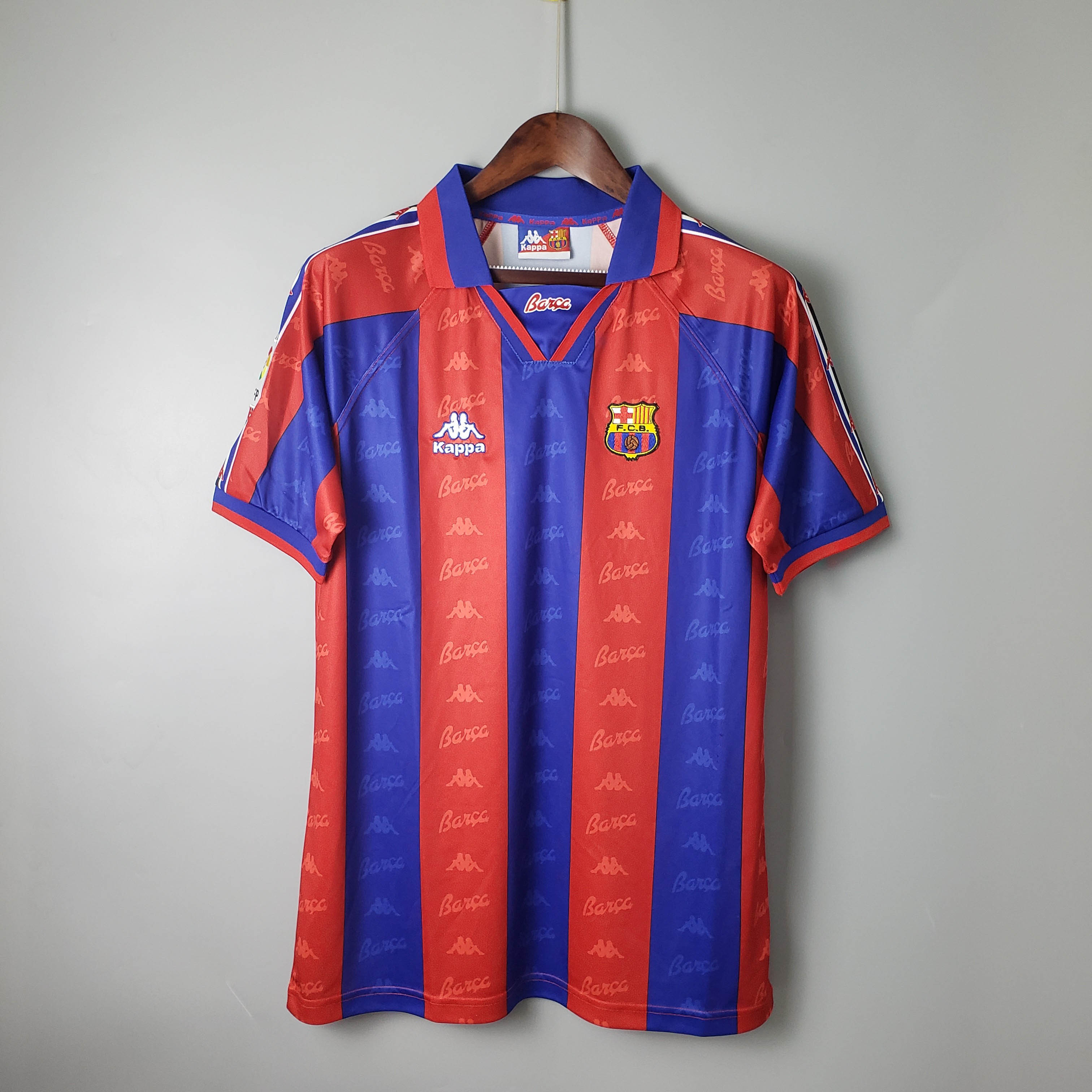 1996/1997 Retro Barcelona Fußballtrikot Heim AAA fan-gradät