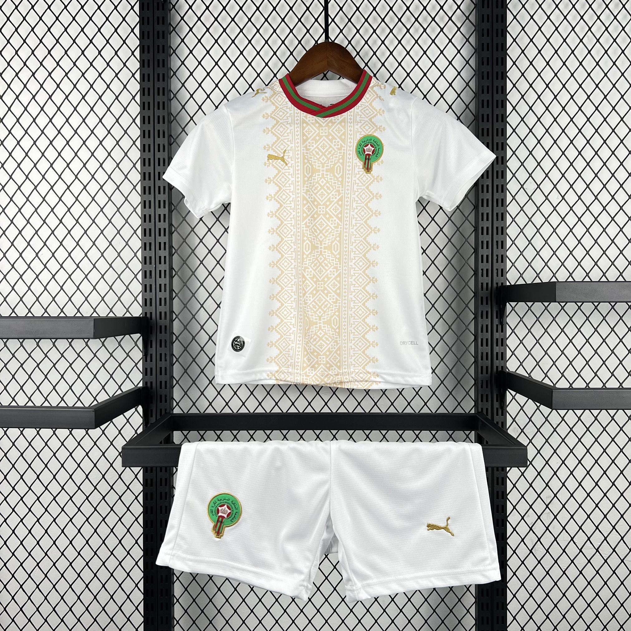 2026 Morocco National Team Away Jersey AAA fan-grade Kids Size