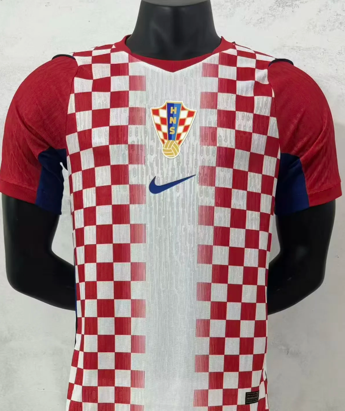 Maillot Domicile Version Joueur Croatie 2026 1:1 Qualité Thaï