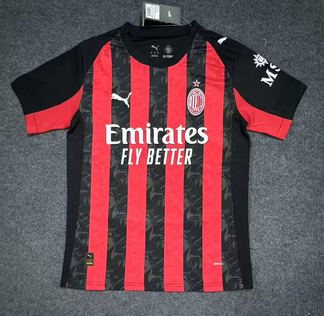 2025/2026 AC Milan Home Football Jersey AAA fan-grade
