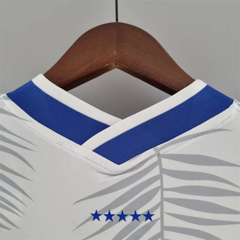 2022 Brasilien Klassisch Weiß Trikot AAA fan-gradät — view 4