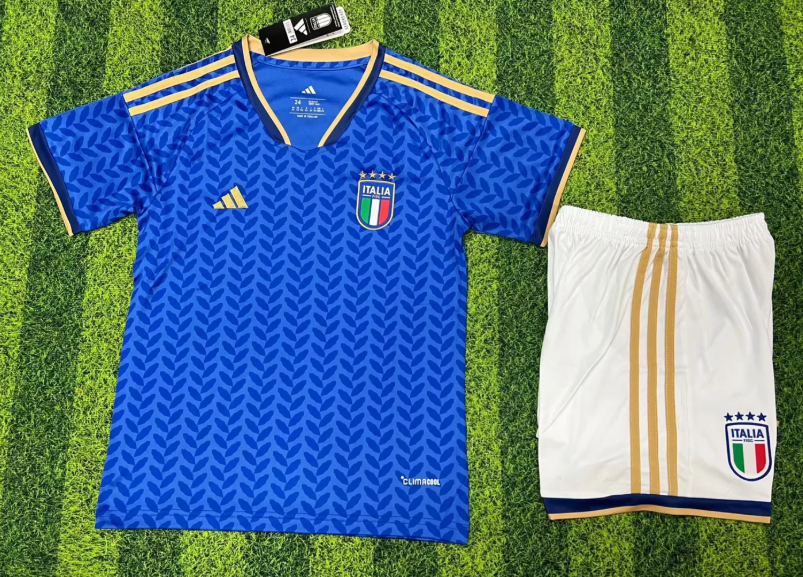 2026 Italy Home Football Jersey AAA fan-grade Kids Size