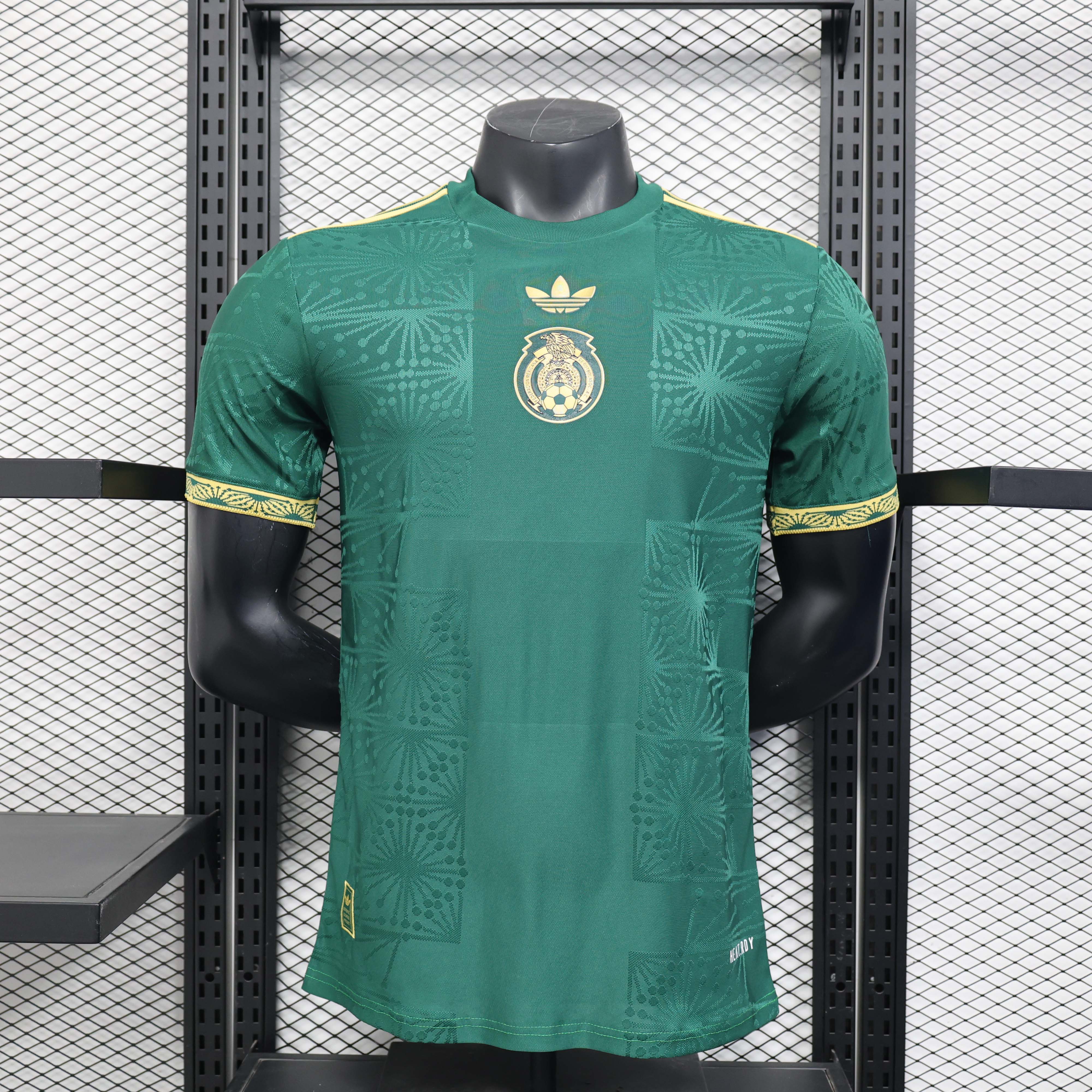2025 Player Version Mexico National Gold cup Version Green Football Shirt AAA fan-grade