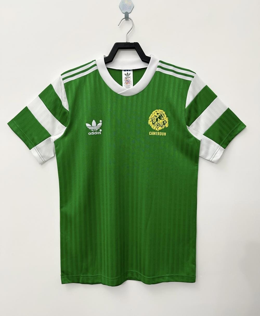 1990 レトロ カメルーン ホーム サッカーシャツ タイ品質
