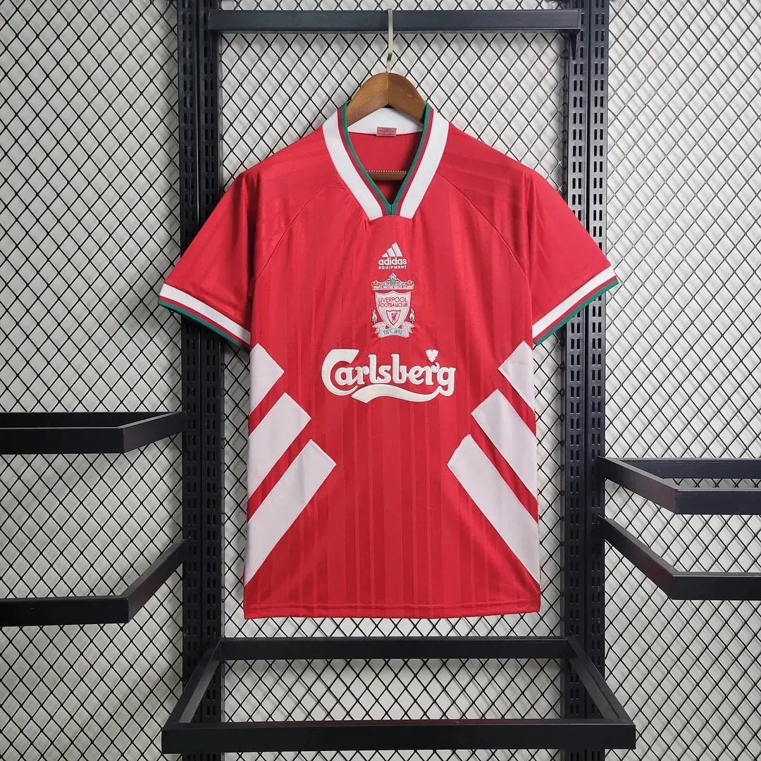 Camiseta de Fútbol Retro 1993/1995 del Liverpool Local 1:1 Calidad Tailandesa