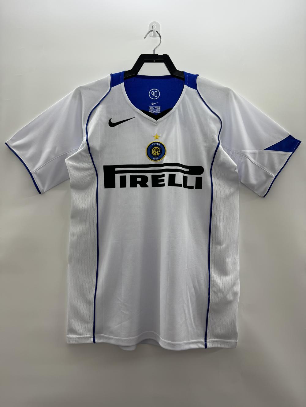2004/2005 Retro Inter Milan Camiseta Visitante Calidad Tailandesa