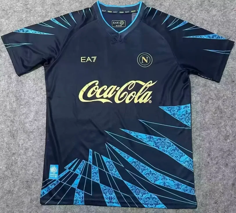 2026/2027 Napoli Pre-Match Training Suit Blue Soccer Jersey 1:1 Thai Quality