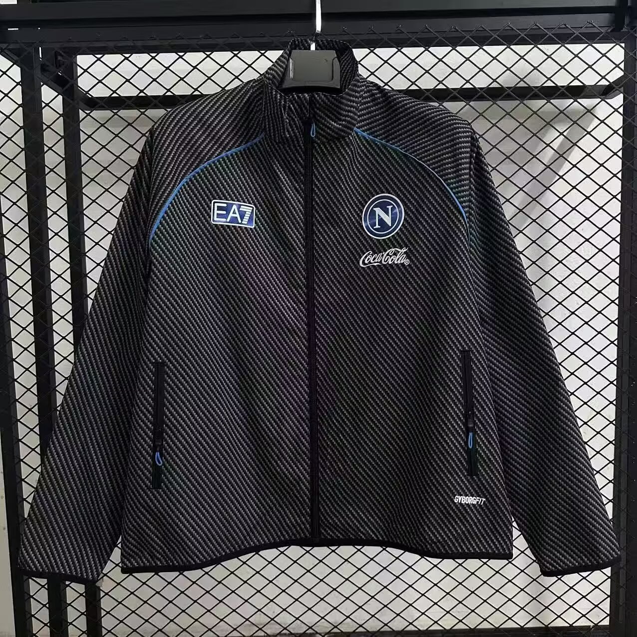 2025/2026 Napoli Windbreaker Black Football Jersey 1:1 Thai Quality