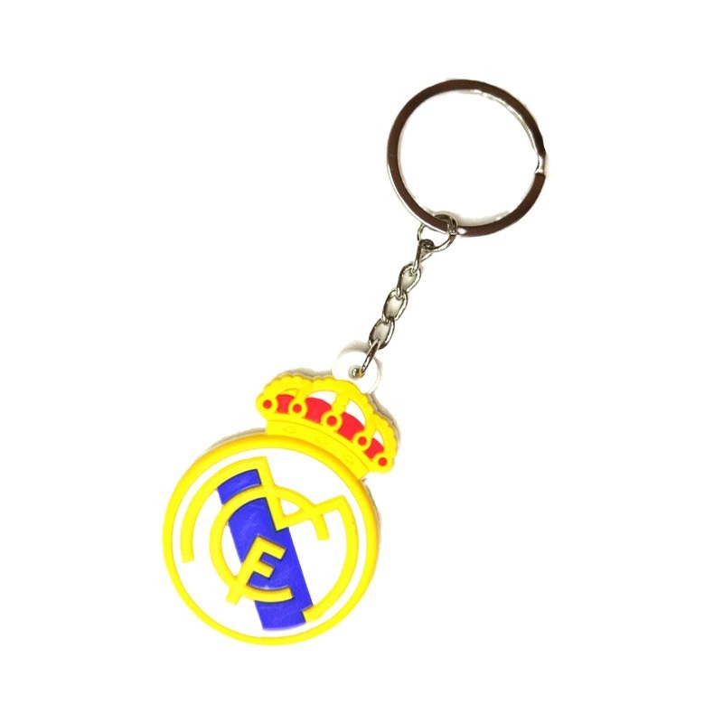 Real Madrid Fan Football PVC Keychain — main view