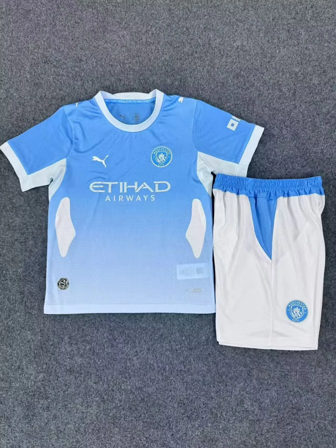 2026/2027 Manchester City Home Football Jersey 1:1 Thai Quality Kids Size