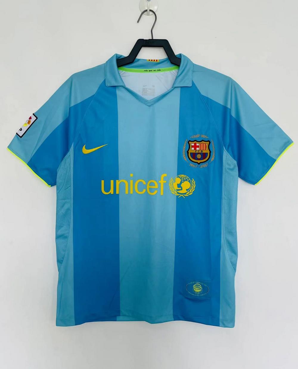 2007/2008 Retro Barcelona Auswärts Fußballtrikot Thai-Qualität