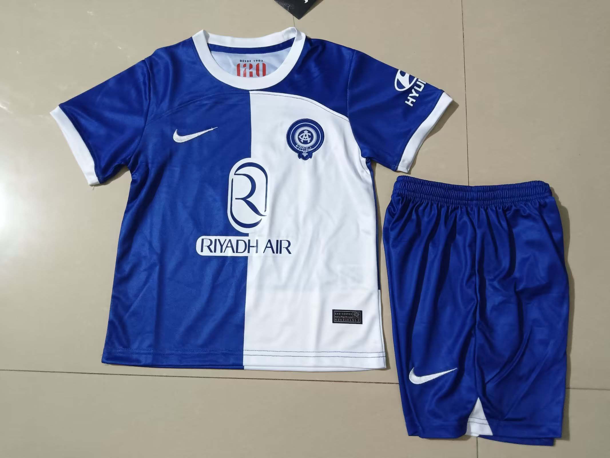2023/2024 Soccer Jersey Atletico Madrid Away AAA fan-grade Kids Size