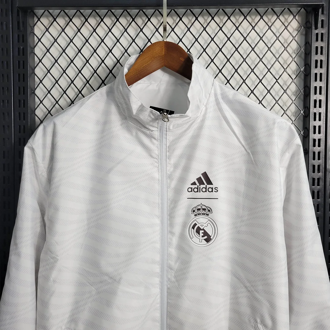 2023/2024 Real Madrid Reversible Windbreaker White — view 8