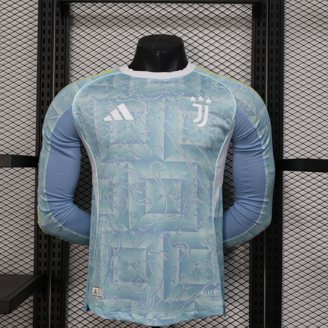 2025/2026 Long Sleeve Player Version Juventus Away Football Shirt AAA fan-grade