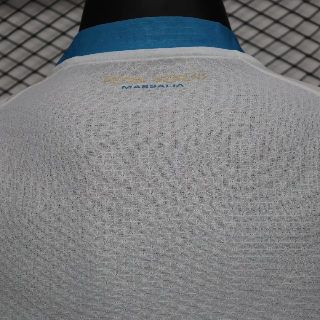 2023/2024 Player Version Olympique de Marseille Home Football Jersey — view 8