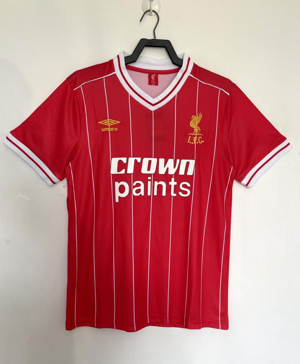 Camiseta de Fútbol Retro Local Liverpool 1981-1984 Calidad Tailandesa