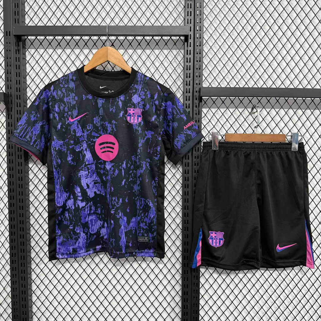 2025/2026 Barcelona Training clothes Football Jersey AAA fan-grade Kids Size