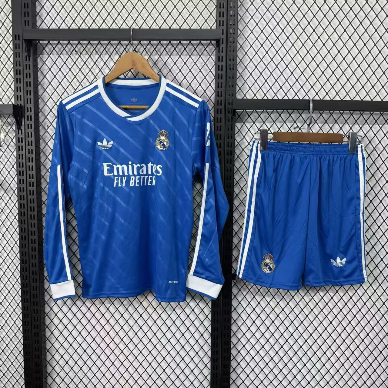 2025/2026 Long Sleeves Real Madrid Third Away Football Jersey AAA fan-grade Kids Size