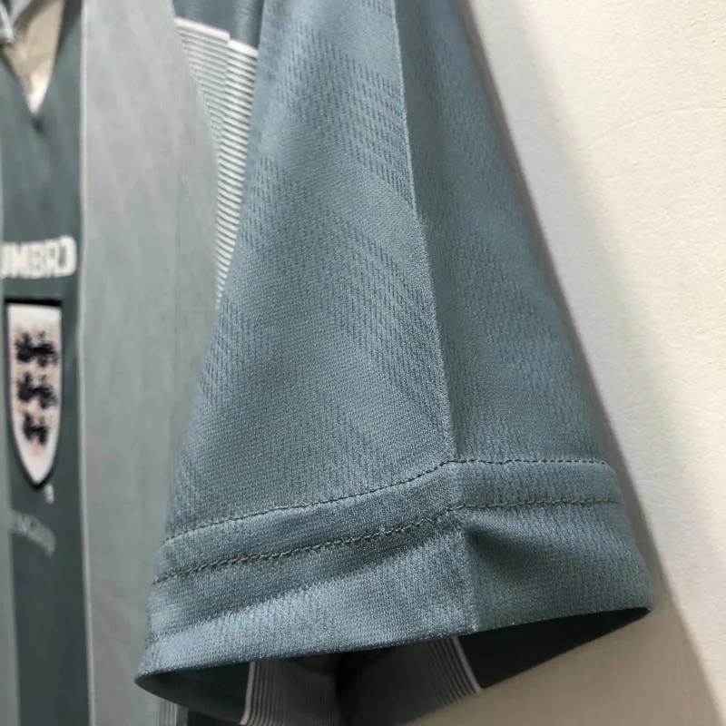 1996 Retro England Away Soccer Jersey — view 6