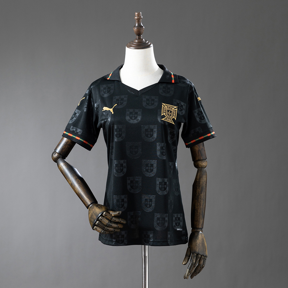 Maillot Portugal Édition Spéciale -Noir Femme 2026 AAA qualité fan