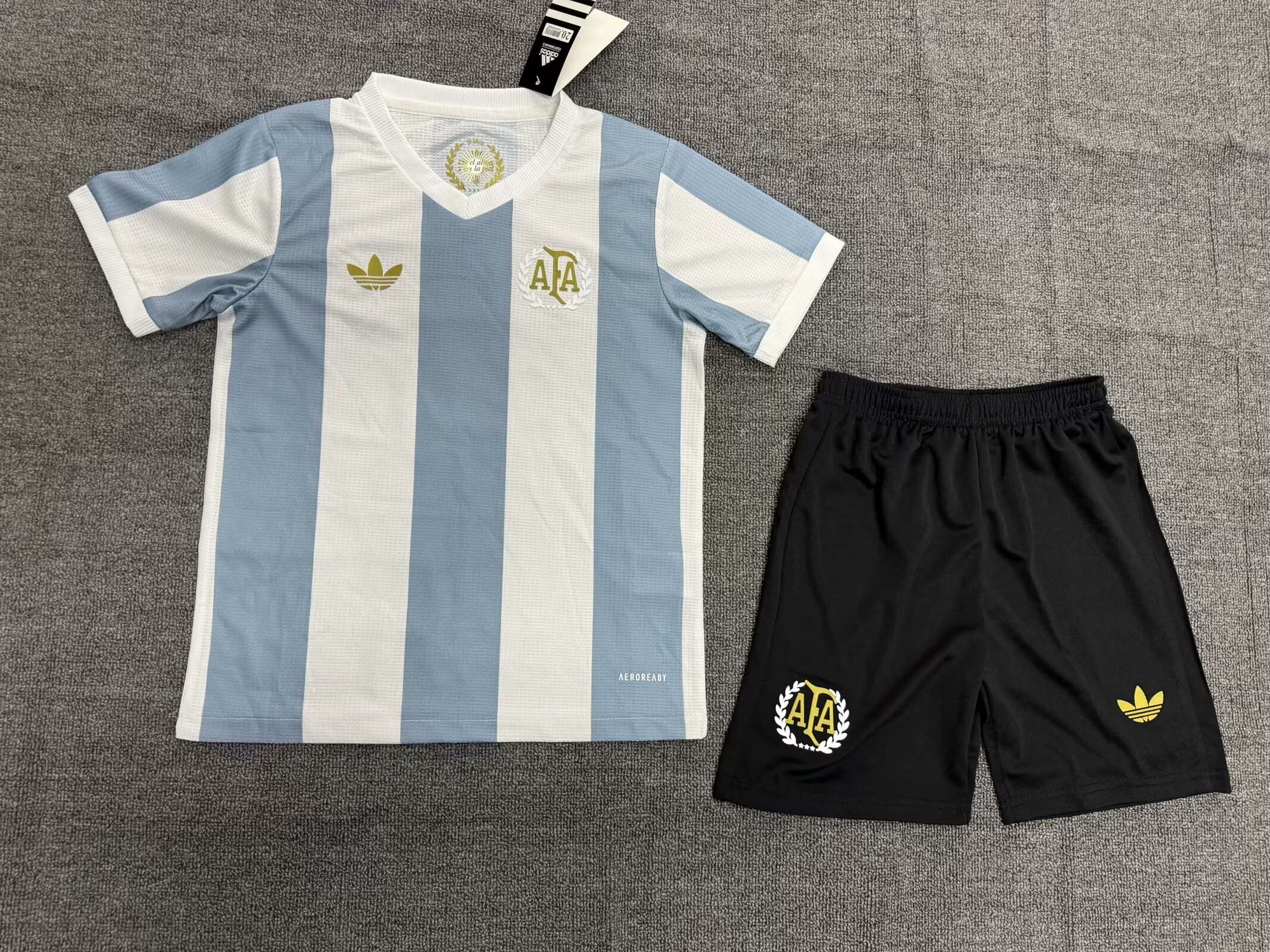 2024 Argentina National Team 50th Anniversary Edition Football Shirt AAA fan-grade Kids Size